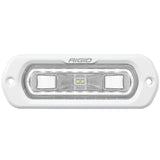 RIGID Industries - 51200 SR-L Series Marine Spreader Pod, 2 Wire Flush Mount, White W/White Halo