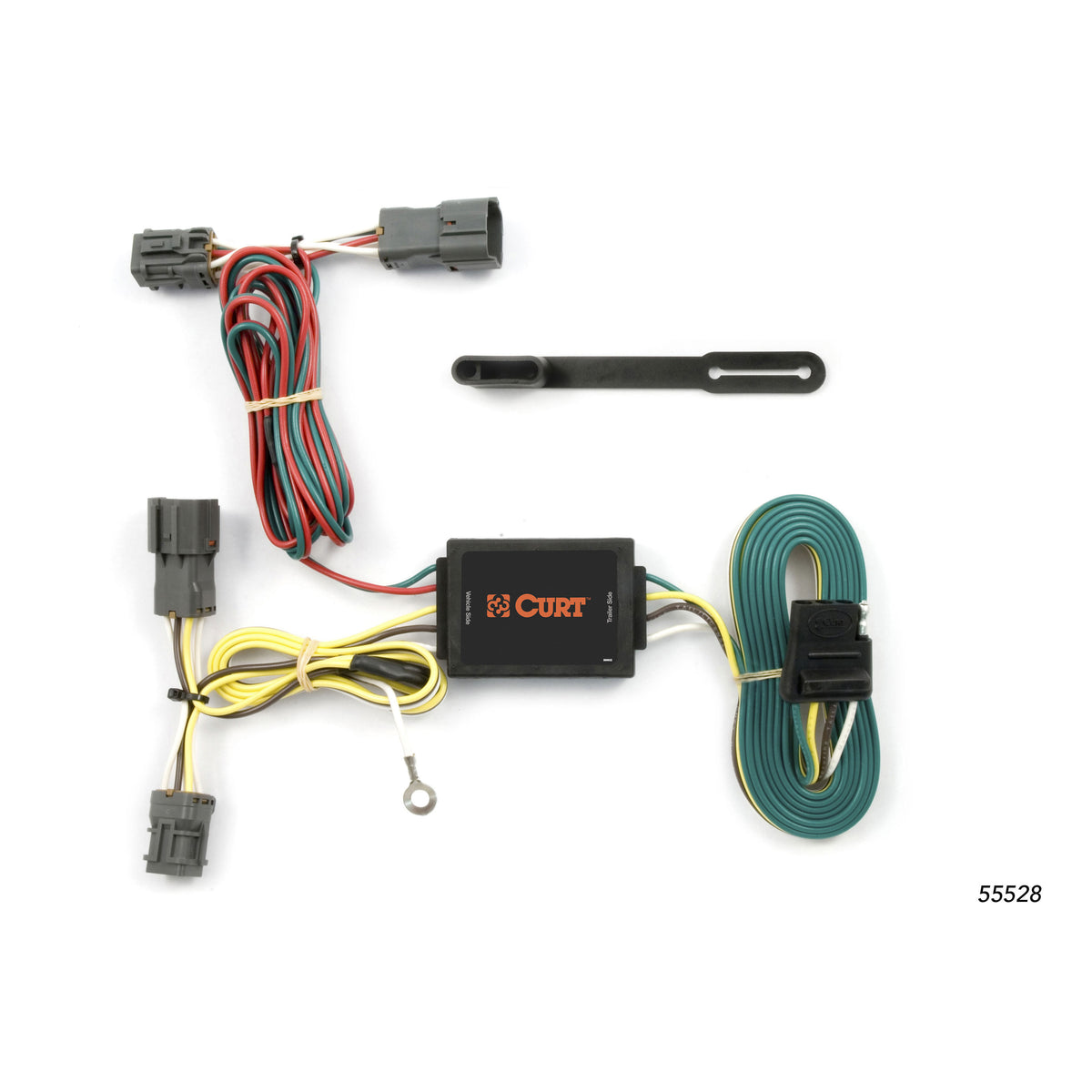 Curt - Custom Wiring Harness, 4-Way Flat Output, Select Hyundai Tucson - 55528