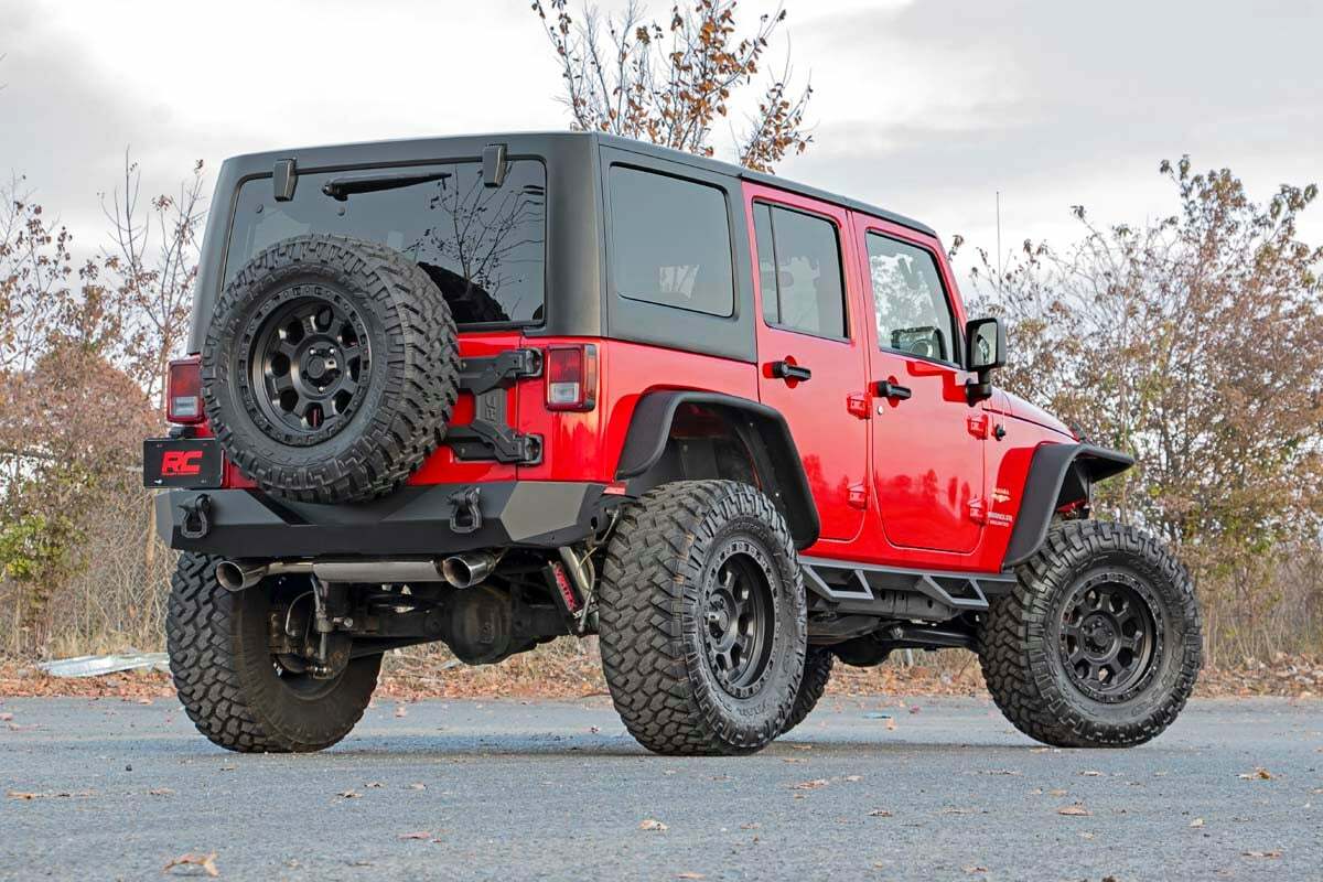 Rough Country - Heavy Duty Tire Carrier - Jeep Wrangler JK (2007-2018) - 10523