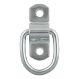 Curt - 1" x 1-1/4" Surface-Mounted Tie-Down D-Ring (1,200 lbs, Clear Zinc) - 83730
