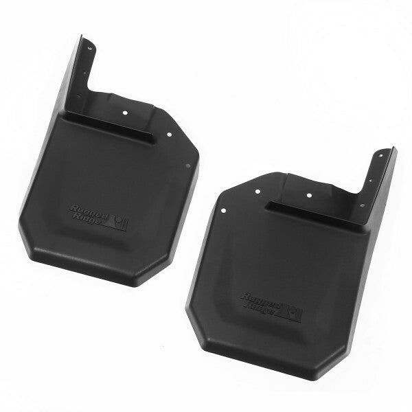 Rugged Ridge - Rugged Ridge 11642.11 This pair of front splash guards from Rugged Ridge fits 07-18 Jeep Wrangler. - 11642.11