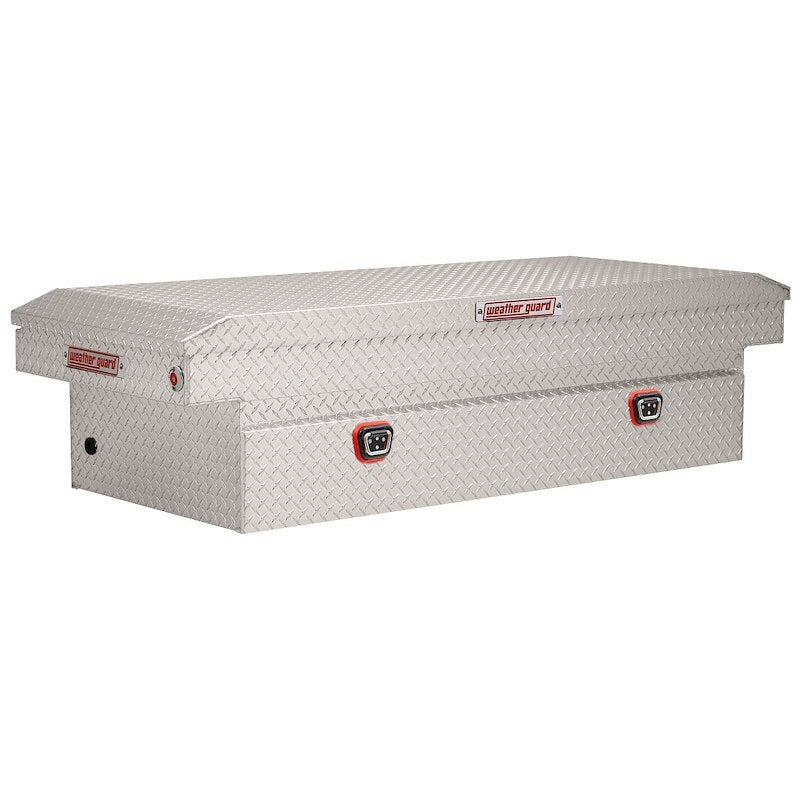 Weather Guard - Model 117-0-04 Saddle Box, Aluminum, Full Extra Wide, Clear, 15.5 cu ft - 117-0-04