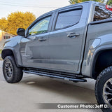 Go Rhino 69423580SPC - RB10 Slim Line Running Boards With Mounting Brackets - Textured Black