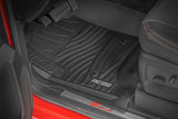 Rough Country - Flex-Fit Floor Mats - FR & RR - FR Bucket - Crew - Chevy/GMC 1500/2500HD/3500HD (14-18) - FF-21413