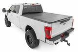 Rough Country - Hard Tri-Fold Flip Up Bed Cover - 6'10" Bed - Ford Super Duty (17-23) - 49220651
