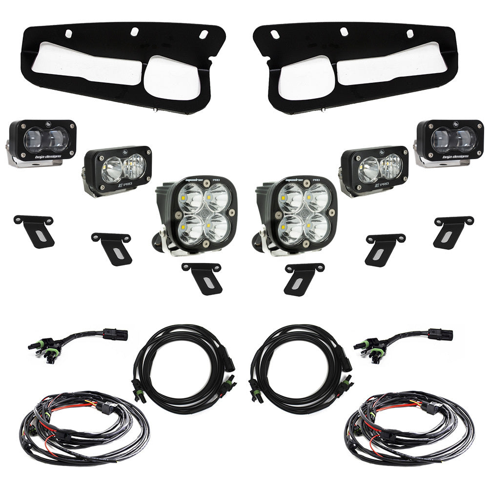 Baja Designs - Baja Designs - 448175 - Ford Bronco S2 SAE ?Pro? Fog Pocket Light Kit