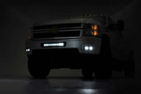 Rough Country - Chevrolet LED Fog Light Kit - Black Series w White DRL (11-14 Silverado HD) - 70628DRL