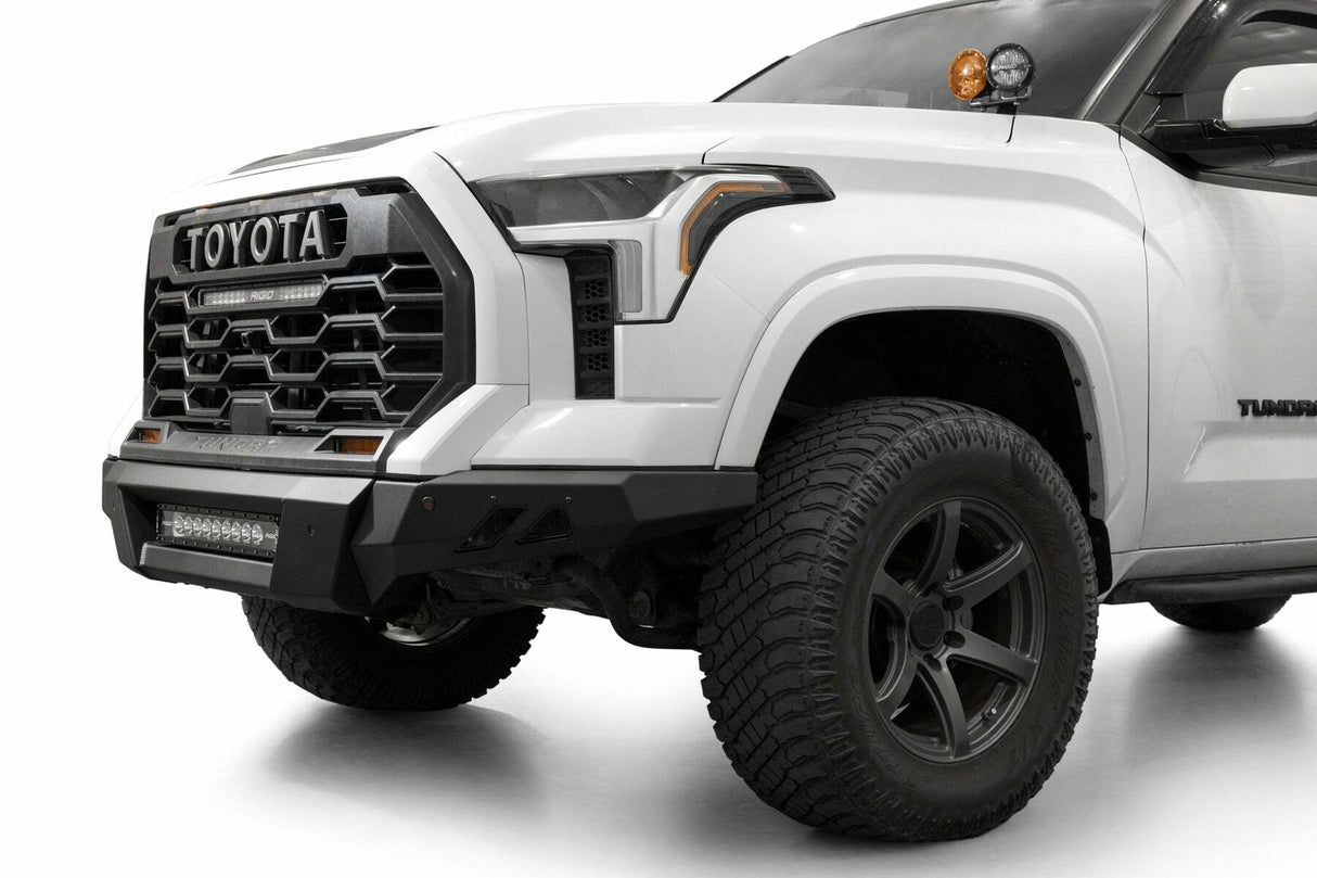 Addictive Desert Designs - 2022-2025 Toyota Tundra Black Label Front Bumper - F760305080103