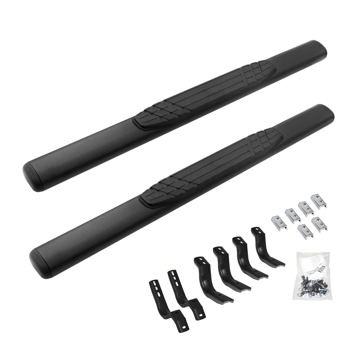 Go Rhino 684441552T - 4" OE Xtreme SideSteps With Mounting Bracket Kit - Textured Black
