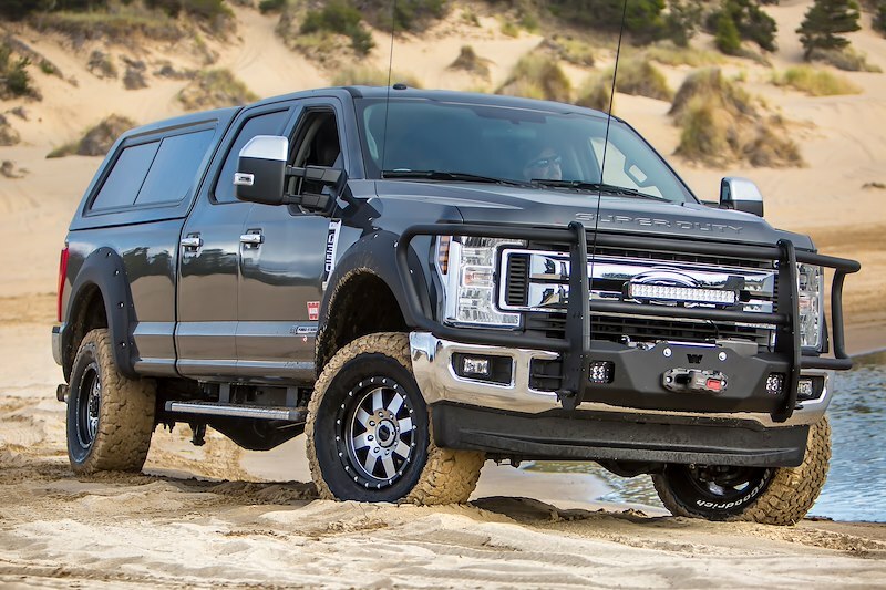 Warn - TRANS4MER GRILLE GUARD KIT - FORD SUPER DUTY FULL GUARD - 103012