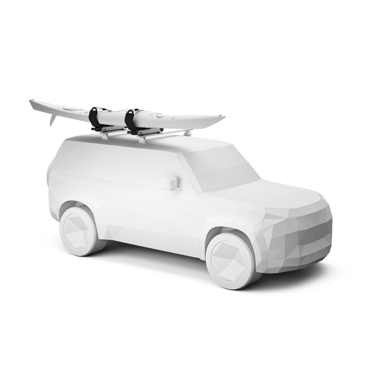 Thule - Hullavator Pro Roof Top Kayak Rack with Lift Assist - 898010