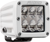 RIGID D-Series PRO Light, Driving Optic, Surface Mount, White Housing, Single
