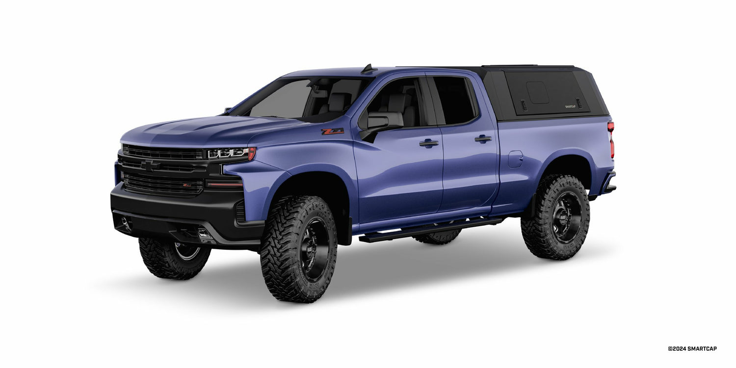 RSI SmartCap - Silverado/Sierra 1500 Truck Bed Cap SmartCapEVO Sport Matte Black For 19-23 Chevrolet Silverado/Sierra 1500 5.8 Foot Short Bed SmartCap - EV0100-MB