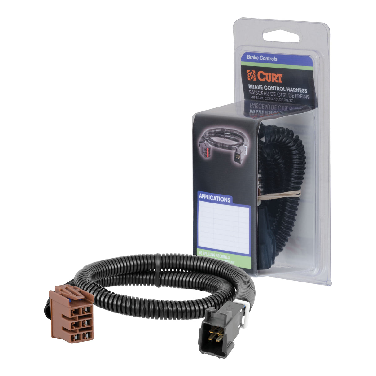 Curt - Trailer Brake Controller Harness, Select Cadillac, Chevrolet, GMC (Packaged) - 51343