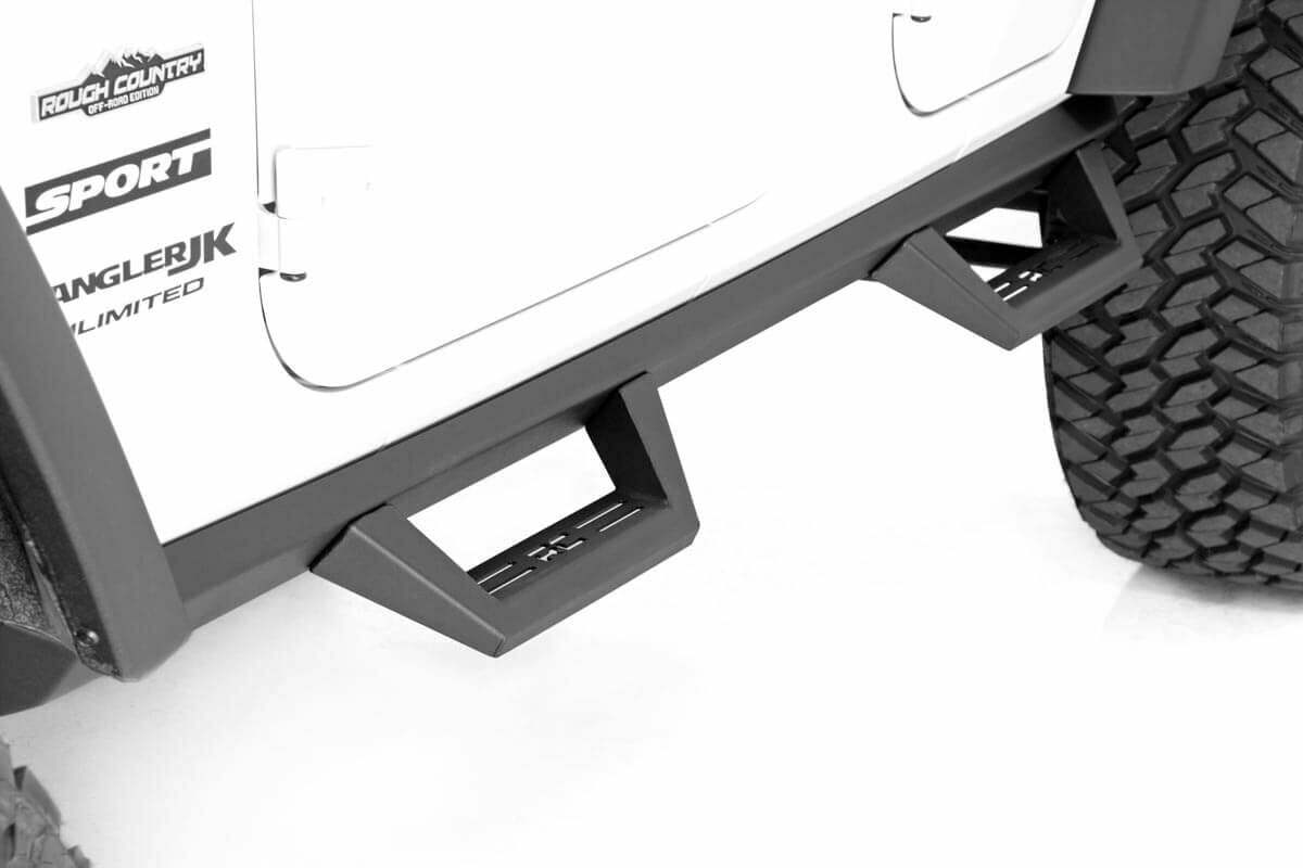 Rough Country 90765B Contoured Drop Steps - 90765B
