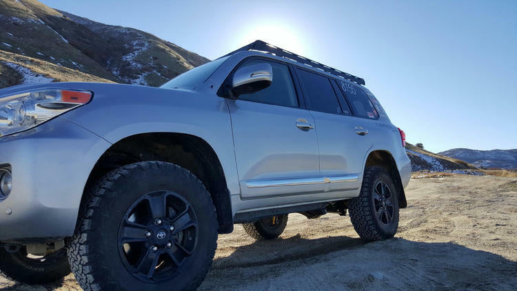 Prinsu - Toyota Landcruiser 200 Series / Early LX 570 Prinsu Roof Rack / Cutout for 40" Light Bars - 400-000-014-006