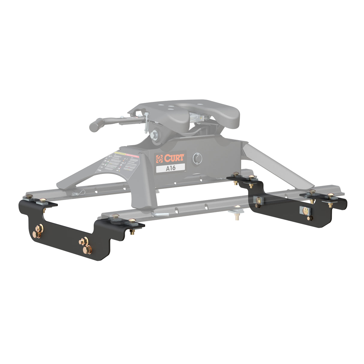 Curt - Custom 5th Wheel Brackets, Select Silverado, Sierra (Except Cab & Chassis) - 16411