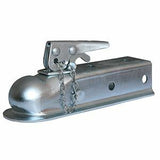 Husky Towing - 87073 Strait 2" Wide Channel Mnt Bolt-On 3500 LB Gross Wt Cap 2" Ball Wedge Latch Raw