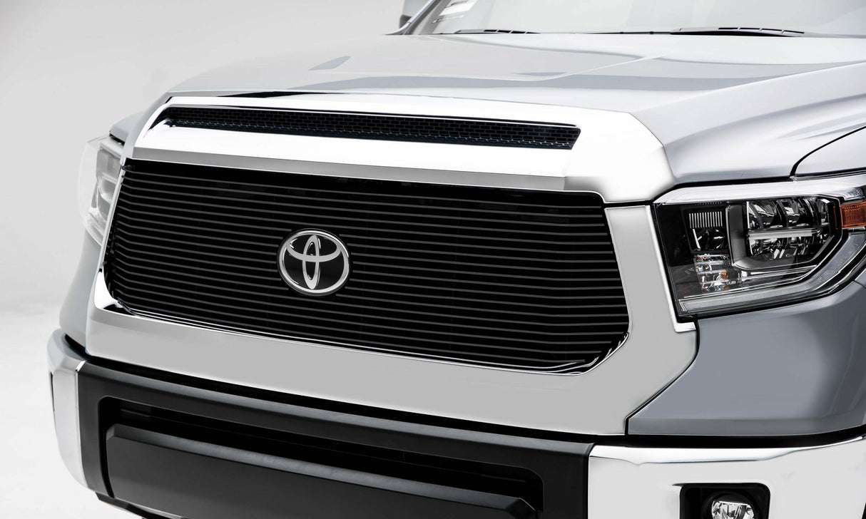 T-Rex Grilles - 1 Pc Horizontal Aluminum Billet Grille Replacement - Only fit vehicles with TSS -Toyota Safety Sense technology - 20966B