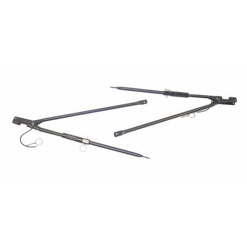 Rugged Ridge - Adjustable Soft Top Spreader Bar; 87-95 Jeep Wrangler YJ - 11251.02
