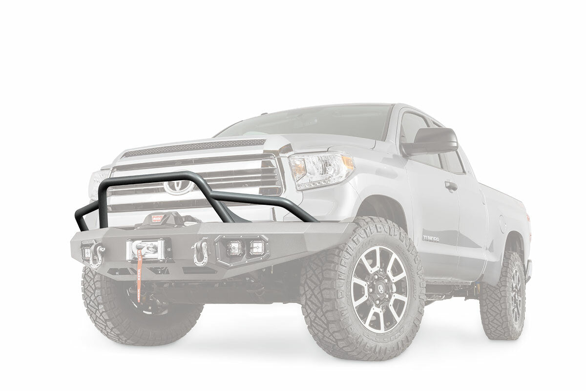 Warn - 100472 Powder Coated Black Steel With Brush Guard Skid Plate Step Plate
