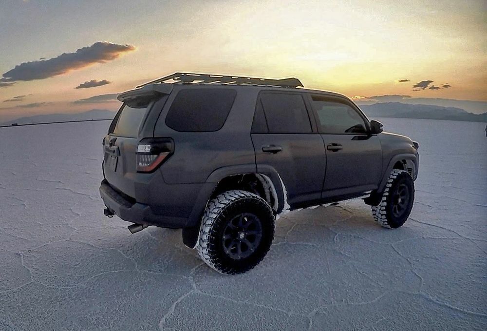 Prinsu - 5th Gen Toyota 4Runner Prinsu Roof Rack 3/4 / Cutout for 40" Light Bars - 400-000-011-006