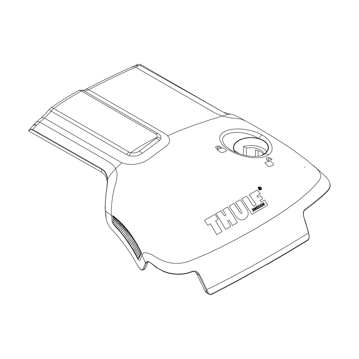 Thule - Endcap Left - Thule WingBarEdge 958/Thule AeroBlade 750 - 1684492