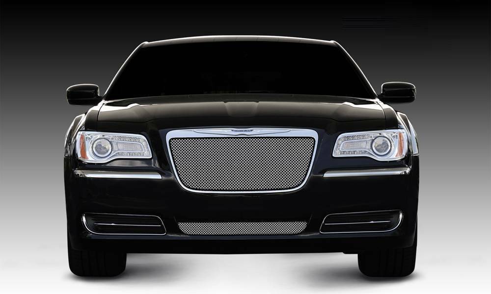 T-Rex Grilles - 1 Pc Small Mesh Stainless Steel Sport Grille Insert - 44433