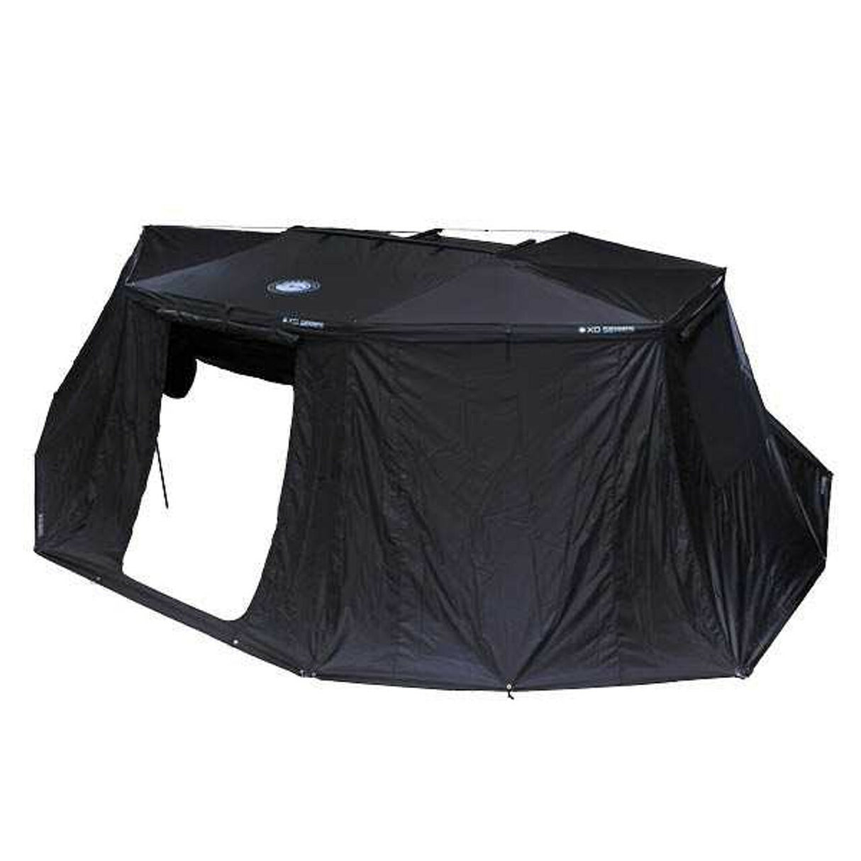 Overland Vehicle Systems - XD Nomadic 270 - Awning Wall 2 W/Black Out, Passenger Side, Black Body, Black Trim W/Storage Bag - 19690006
