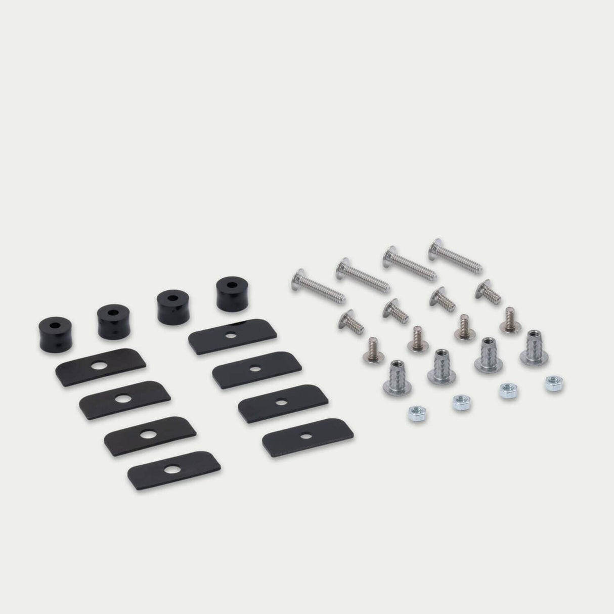 Decked - D-co Case Mounting Kit for CargoGlide - Hardware Kit for Drilled Installation of D-co Cases to CargoGlide - A0036-MTRK