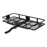 Curt - 60" x 24" Black Steel Basket Cargo Carrier (Folding 2" Shank, 500 lbs.) - 18153