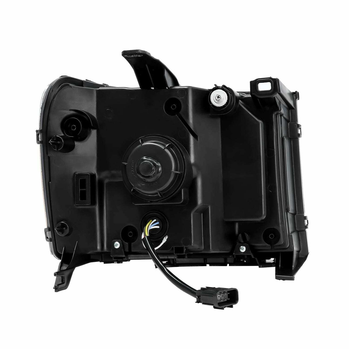 07-13 GMC Sierra LED Projector Headlights Plank Style Design Gloss Black w/ Activation light and Sequential Signal