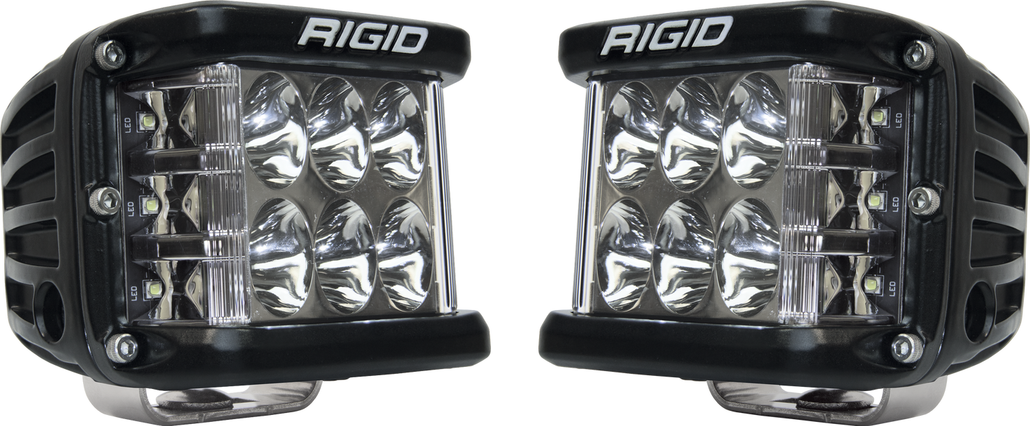 RIGID D-SS PRO Side Shooter, Driving Optic, Surface Mount, Black Housing, Pair
