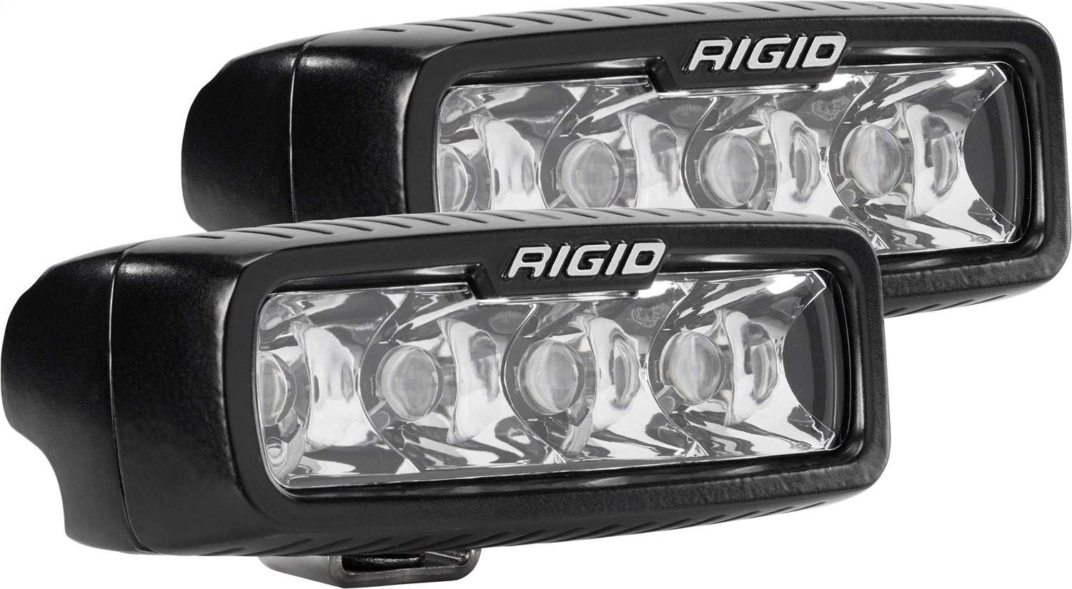 RIGID Industries - 905213 SR-M Series PRO, Spot Optic, Surface Mount, Black Housing, Pair