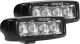 RIGID Industries - 905213 SR-M Series PRO, Spot Optic, Surface Mount, Black Housing, Pair