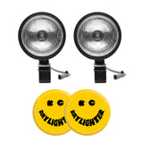 KC Hilites - 6" Daylighter Halogen Pair Pack System - Black - KC #234 (Spread Beam) - 234