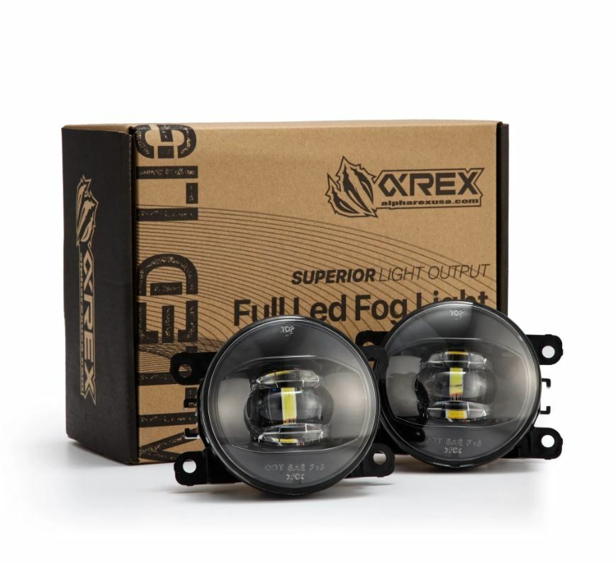 AlphaRex 210002 DoubleTap Dual Color LED Projector Fog Lights