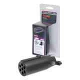 Curt - Electrical Adapter (7-Way Round Vehicle to 4-Way Flat Trailer, Packaged) - 57041