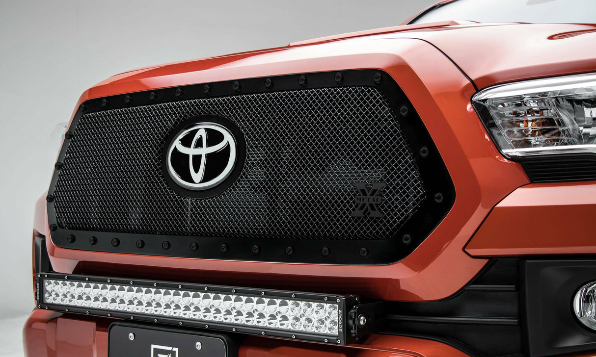 T-Rex Grilles - 1 Pc Small Mesh Mild Steel Stealth X-Metal Grille Insert - 6719511-BR