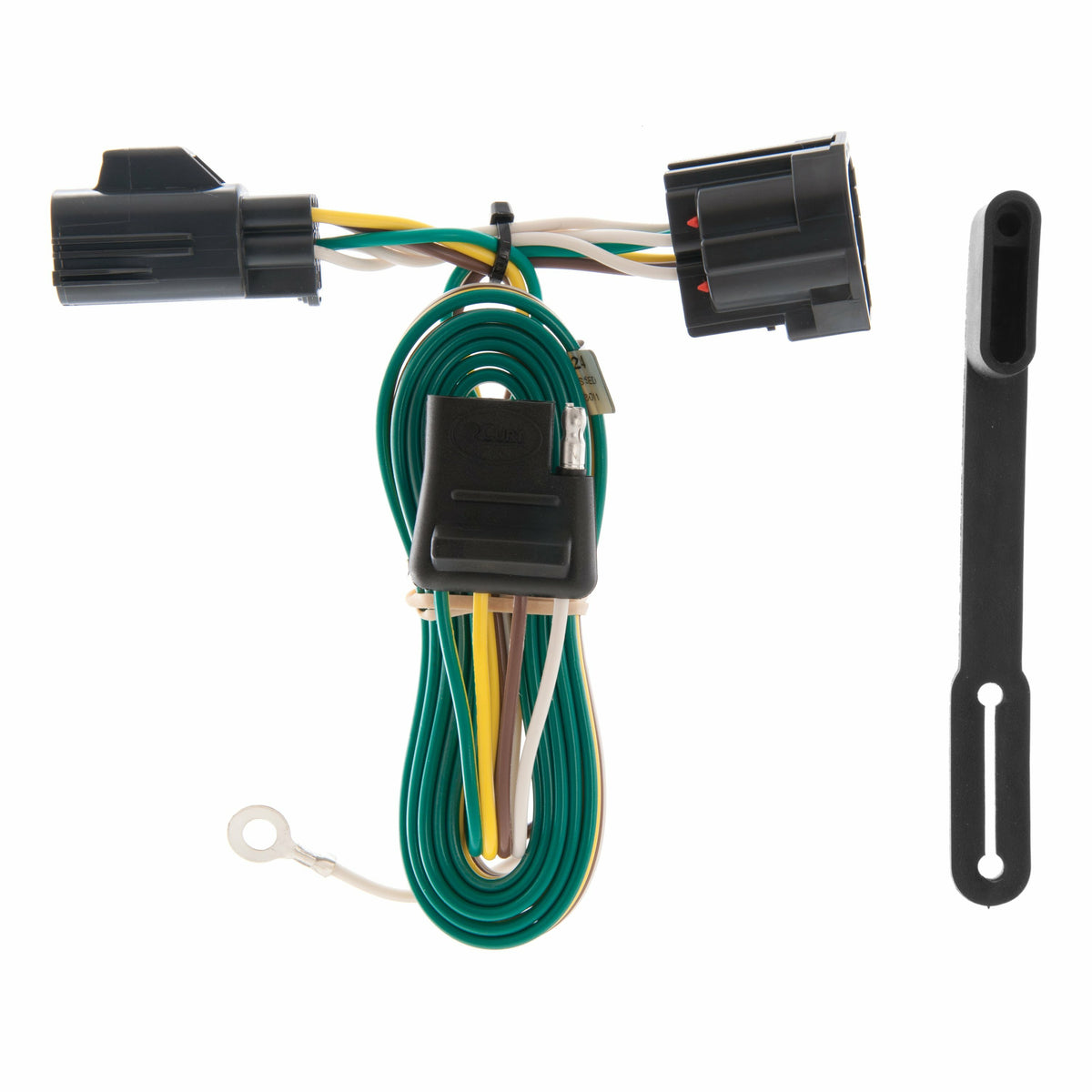 Curt - Custom Wiring Harness, 4-Way Flat Output, Select Jeep Wrangler JK - 55124