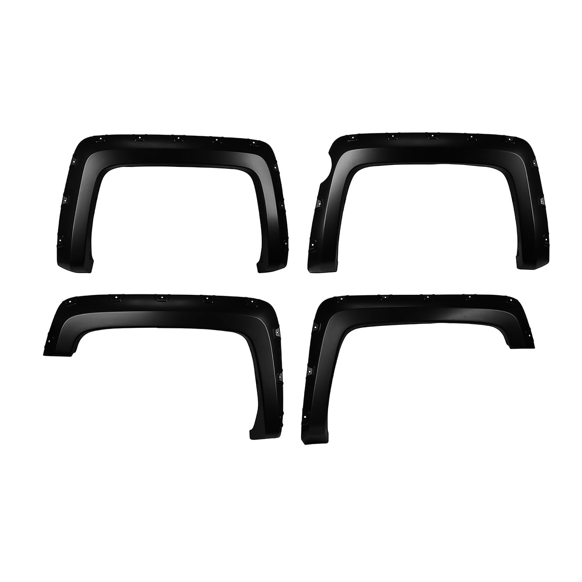 TrailFx - Pocket Style Fender Flares For Chevrolet Silverado 1500 (TFC3004S)