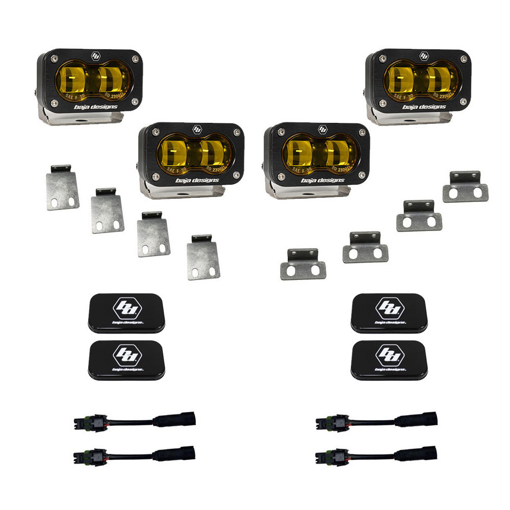 Baja Designs - Baja Designs - 448171 - Ford Raptor S2 SAE Dual Fog Pocket Kit
