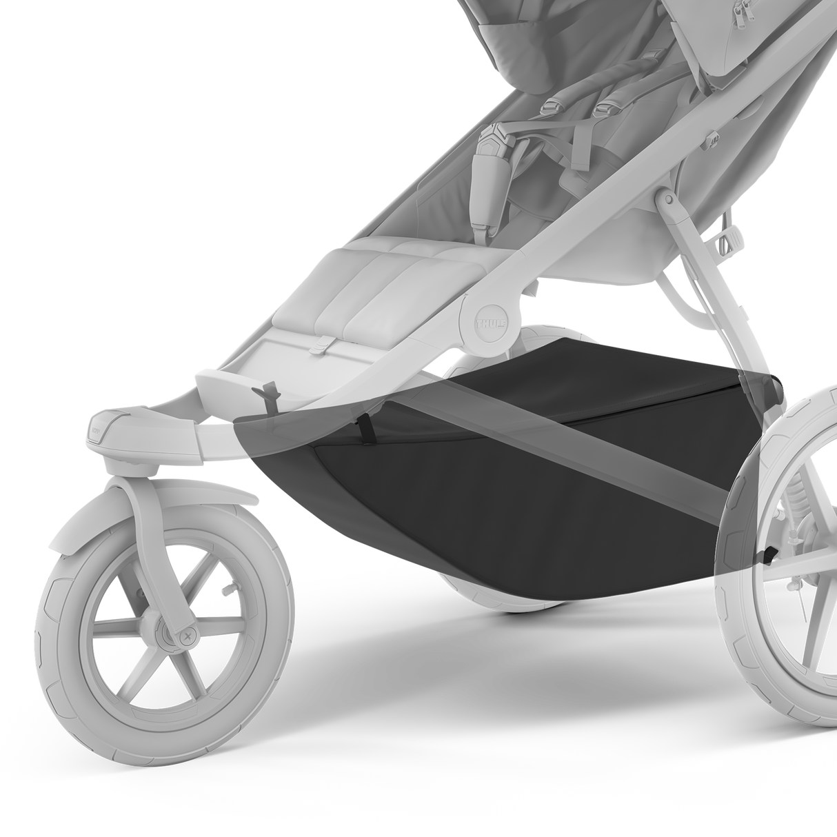 Thule - Urban Glide Single Stroller Extended Cargo Basket - Black - 20110778