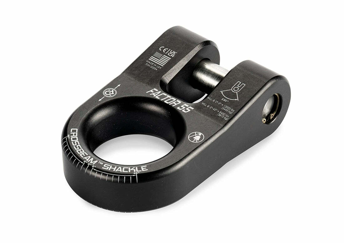 Factor55 - Crossbeam Shackle - Black - 00054-04