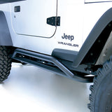 Rugged Ridge - RRC Rocker Guards, Black; 87-06 Jeep Wrangler YJ/TJ - 11504.11