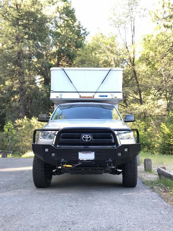 Aluminess - Toyota Tundra 07-13 Front Bumper No Brush Guard - 210007