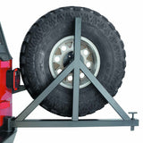 Warn - 64337 Mounts to 65508 and 65509 Rear Bumpers Up to 37 Inch Tire Black Steel Direct-Fit