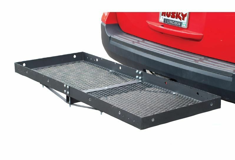 Husky Towing - 81148 Mounts In 2" Receiver 500 LB Cap 60" x 23-1/2" x 3" Mesh Non-Folding