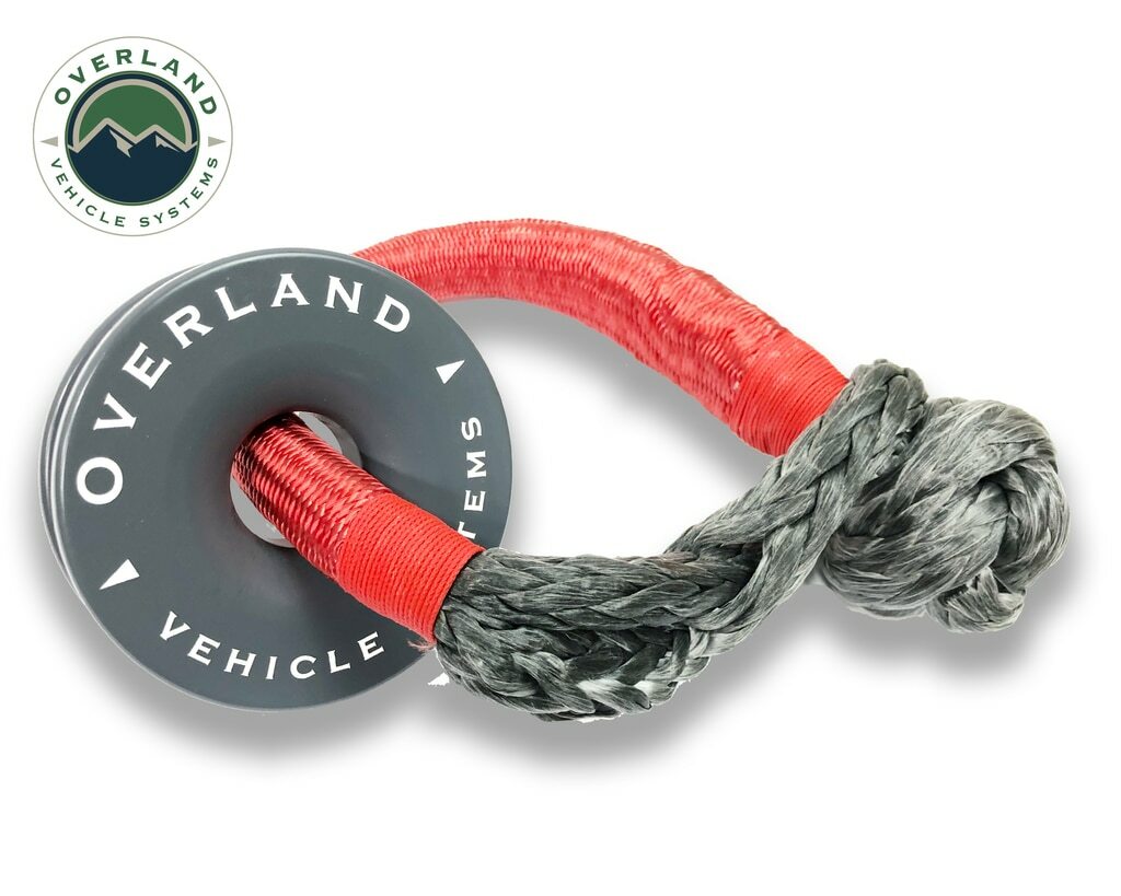 Overland Vehicle Systems - Recovery Snatch Ring 4.00 41,000 lb. Gray With Storage Bag - 19230003