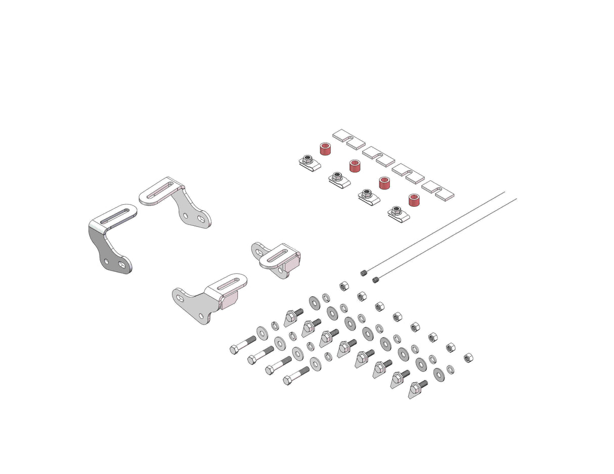 Husky Towing 31853 Bracket Bolt-On Drilling Required